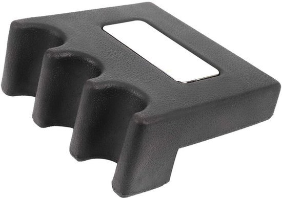 Biljart Keu Rack - Houdt 3 Cues - Biljart Pool Keu Houder - Ondersteuning Beugel - Hoogwaardig Hard Plastic - Ruimtebesparend Accessoire - Biljartkeuhouder