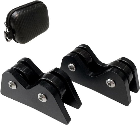 Biljart Keu Rechtheid Checker - Keu Detector Rechtheid - Keu Onderhoud - Aluminium Materiaal - 16.8 cm - Zwart