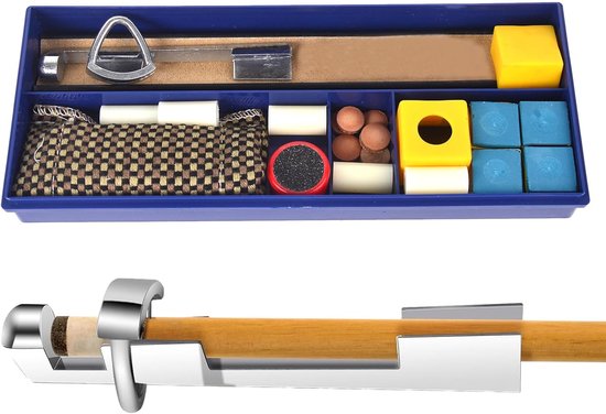 Biljart Keu Reparatie Set - Pool Keu Onderhoud - Keu Reparen - Compleet Gereedschap