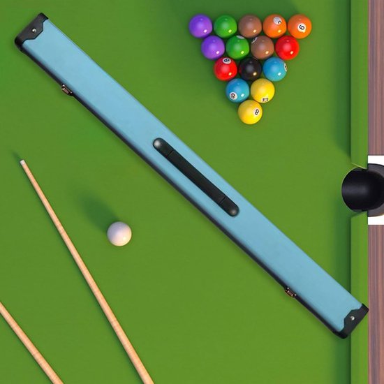 Biljart Keu Tas - Snooker Opberger - Veilig Vervoeren - Schuimvulling Binnenkant - 84 cm Lengte - Lichtgroen