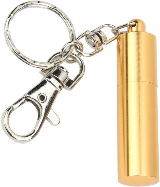 Biljart Keu Tip Tool - Reparatie Tool Prikpen - Keu Onderhoud - Niet-slip Ontwerp - 5.8 x 1.3 cm - Goud