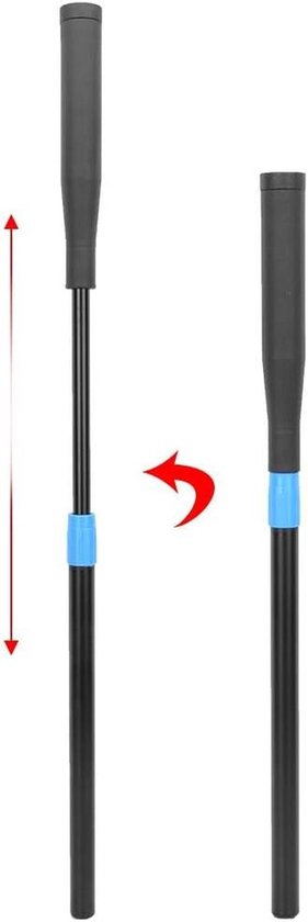 Biljart Keu Verlenger - Snooker Stok - Biljart Spelen - Telescopische Lengte - Tot 105 cm - Zwart