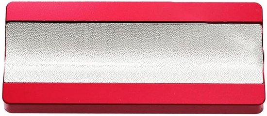 Biljart Keu Vormer - Onderhoudstool Pool - Keu Tip Onderhoud - Dubbele Camber Vliegtuig - 9.4 cm - Zilver