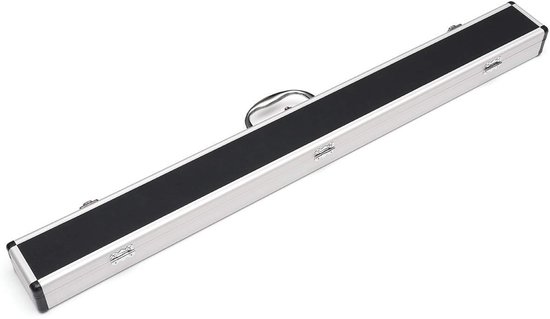 Biljart Keutas - Pool Keu Hoes - Keu Beschermen - Hardcase Bescherming - 80 cm - Zilver