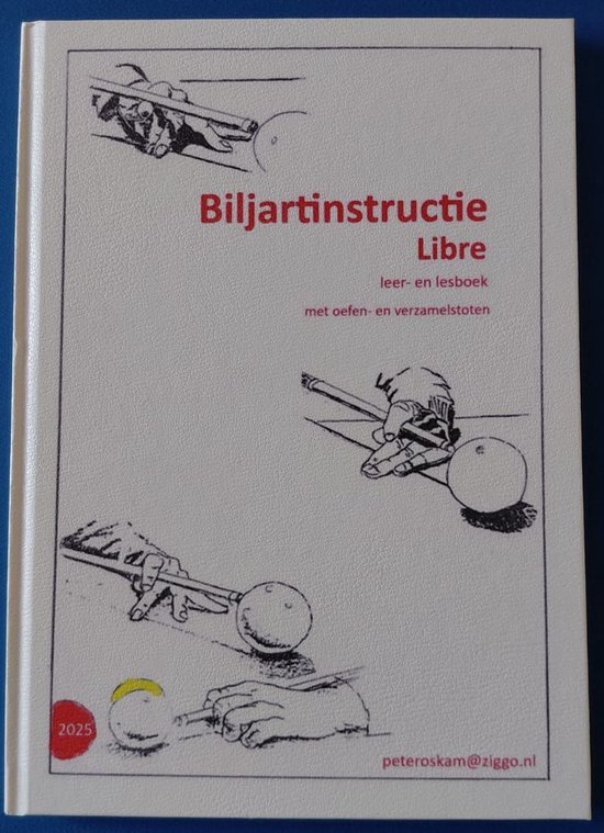 Biljart Libre les boek lederen kaft (cadeau artikel) van Punti.