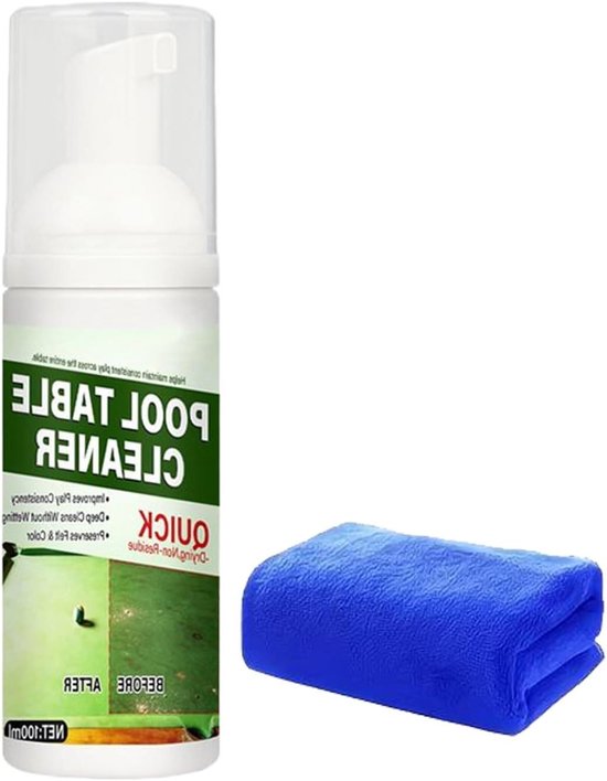 Biljart Reiniger - Vilt Onderhoud - Tafel Verzorging - Beschermt Vilt - 100ml - Niet gespecificeerd