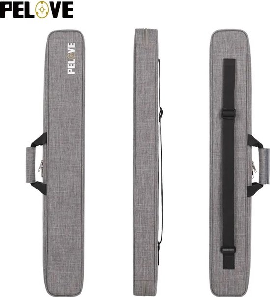 Biljart, snooker of pool tas extra lang 90 cm 2+4 grijs (Black Friday) van $