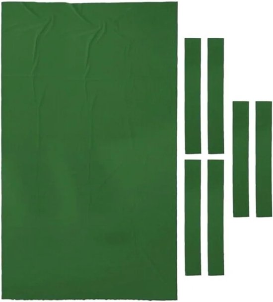 Biljart Tafelkleed - Pooltafel Vilt - Verbeter Speelervaring - Glad Oppervlak - 8 FT - Groen