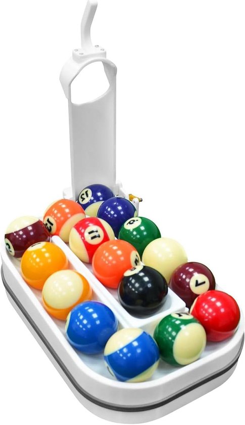 Biljart Trainingsrek - Ballenwerper Oefenmateriaal - Nauwkeurigheid Verbeteren - Automatische Ballenaanvoer - 31 x 24 x 36 cm - Zwart