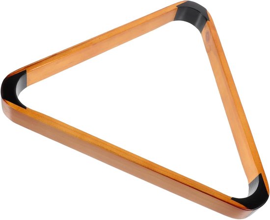Biljart Triangle Rack - Ballenhouder - Spel Organisatie - Stevig Houten Materiaal - 33x29x3cm - Niet gespecificeerd