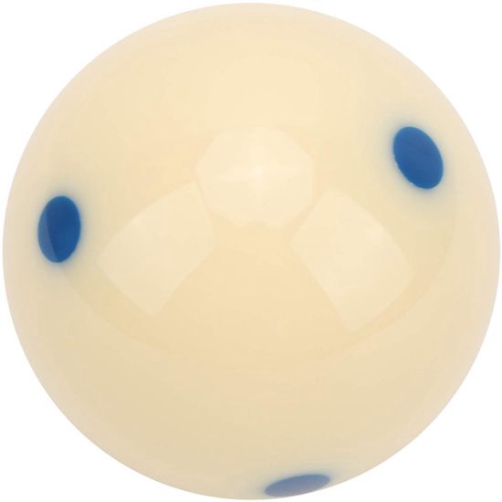 Biljartbal Dot Spot - Hars - 57,2 mm - Training - Slagvast - Slijtvast - Milieuvriendelijk - Cue Ball