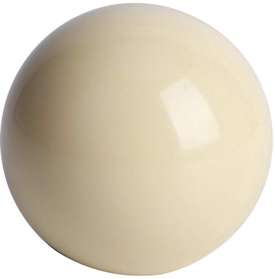 Biljartballen Professionele Ronding - Witte Biljartballen - Training/Speelbal - Diameter 5,72 cm - Geschikt voor Speelkamers/Bars - Gemaakt van Kunsthars