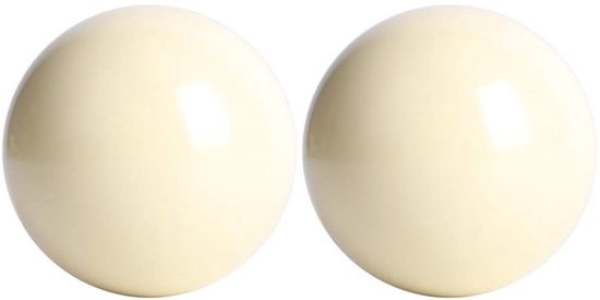 Biljartballen Standaard 5,72 cm - Witte Biljartballen - Training Ballen - Cue Ball - Milieuvriendelijk - Schokbestendig