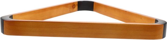 Biljartballenhouder - Driehoek rek - Biljart Spelen - Stevig houten frame - 33x29x3 cm - Bruin