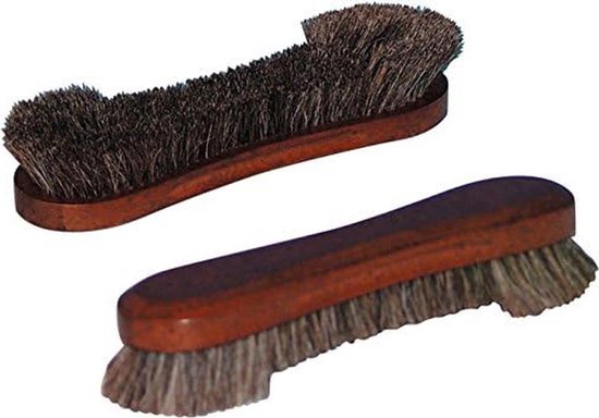 Biljartborstel - Lakenborstel Pooltafel - Biljartonderhoud - Mahonie look - 27 cm - Bruin