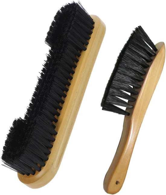 Biljartborstel Set - Tafelreiniger - Tafel Onderhoud - Specifieke Hoekborstel - 10 x 5 cm - Bruin
