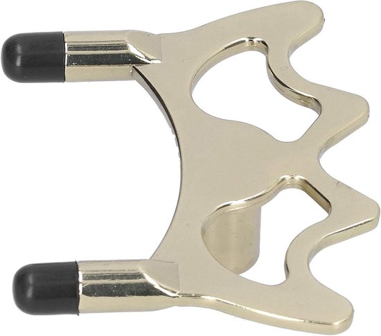 Biljartbrughoofdset - Poolstokhouder - Biljart Spelen - Veilige Opschroefbare - 9x8x3 cm - Zwart