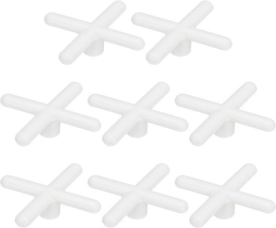 Biljartbrugkop, 8 stuks plastic kruis zwembad keu stick brugkop inschuifbare verwisselbare keu-accessoires voor pooltafel, zwart
