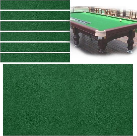 Biljartdoek - Pooltafel vilt - Poolen Thuis - Premium Vilt - 7-9 voet - Donkergroen