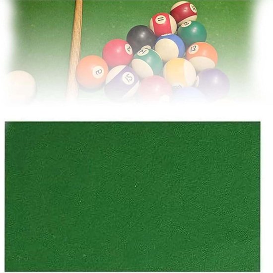 Biljartdoek Pooltafel - Vilt Zwembad - Sport Spel - Hoge Balsnelheid - 8 voet - Groen