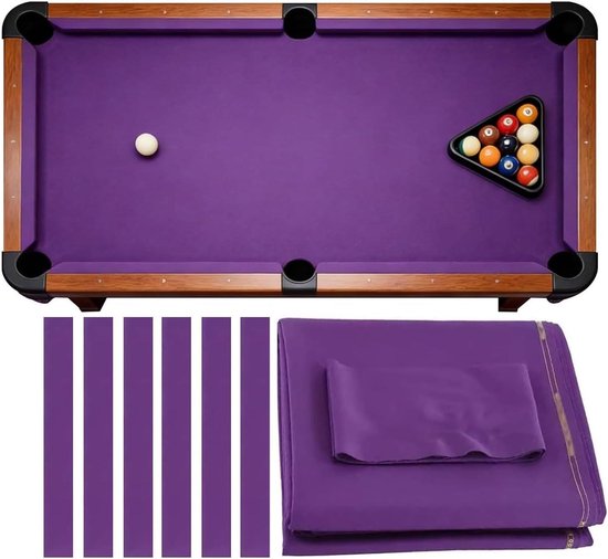 Biljartdoek - Pooltafel vilten doek - Biljart Spelen - Professionele Kwaliteit - 7/8/9ft Tafels - Groen