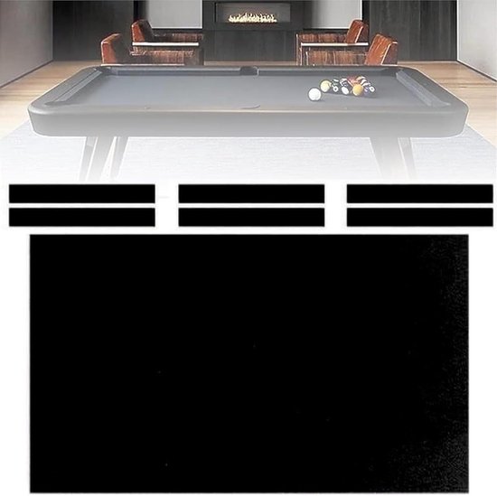 Biljartdoek - Pooltafelkleed - Biljart Spelen - Duurzaam Anti-Kras - 7FT - Groen