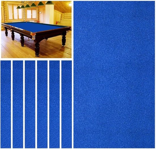 Biljartdoek - Pooltafelkleed - Thuis Spelen - Optimale Balsnelheid - 8 voet - Donkerblauw