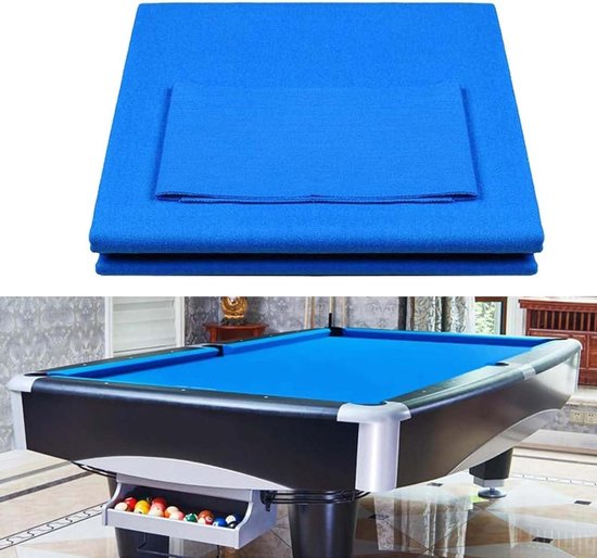 Biljartdoek - Pooltafelkleed Vilt - Biljart Spelen - Antikras Slijtvast - 7/8/9ft Tafel - Groen