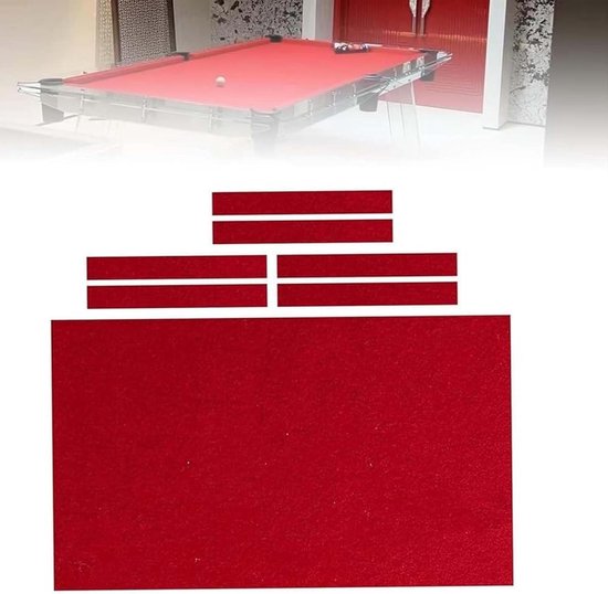 Biljartdoek - Pooltafelkleed Vilt - Indoor Sport Spel - Anti-Kras Duurzaam - 8FT Tafel - Groen