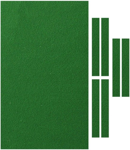 Biljartdoek, professionele biljarttafel vilt geschikt voor standaard 9 voet tafel, voor indoor biljart sport biljarttafel doek accessoireset, groen/rood