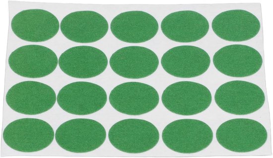 Biljartdoek Reparatieset - Pool Laken Stickers - Tafel Onderhoud - Sterke Kleefkracht - 20 Stuks - Groen