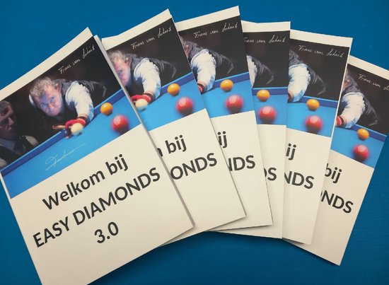 Biljarten Easy Diamonds biljart les boek A5 van Easy Diamonds