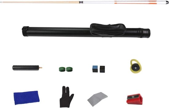 Biljartkeu 1/2 - Pool Keu - Biljart Spelen - Tweedelig Ontwerp - 147cm Lengte - Diverse Keuzes
