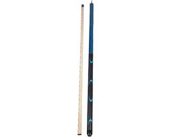 Biljartkeu 2 delen - Poolstick Hout - Precisie Spel - Essenhout Constructie - 14 mm Tip 1.43m - Natuurlijk Hout