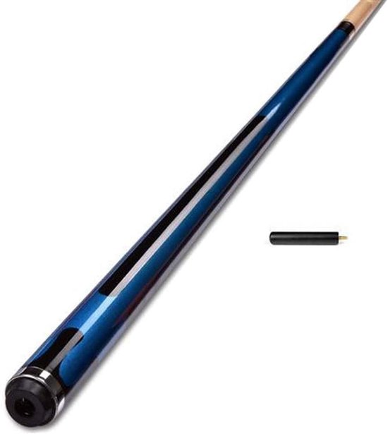Biljartkeu 2-delig - Poolstok - Biljart Spelen - Met Mini Butt-End - 147 cm - B1