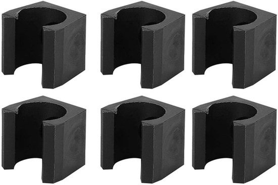 Biljartkeu Clip - 6PCS - Plastic - Muurbeugel - Lichtgewicht - Ruimtebesparend - Eenvoudig te gebruiken - Biljartclip