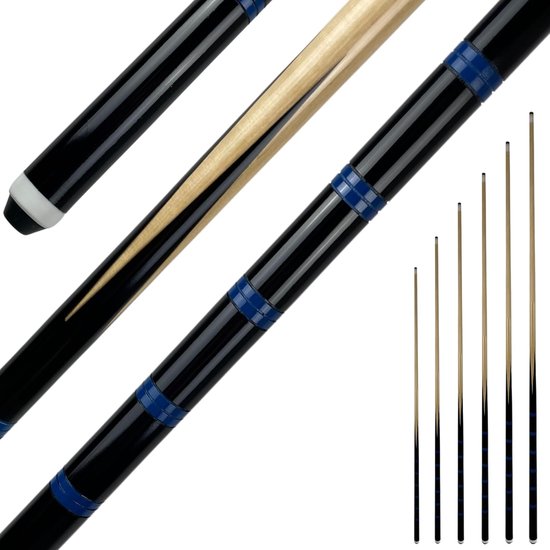 Biljartkeu eendelig 90-140 cm - robuust - schroeflederen punt - ideaal voor kinderen en volwassenen - ShopVlot