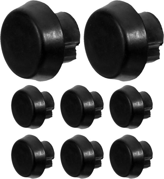 Biljartkeu Einddoppen - Beschermhoezen Keu - Stabiliteit Precisie - Slijtvast Schokabsorberend - 2.80X2.00X1.80CM - Zwart