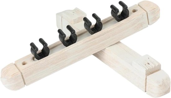 Biljartkeu houder - Keu rek - Keus opbergen - Stabiele ondersteuning - 270mm lengte - Wit