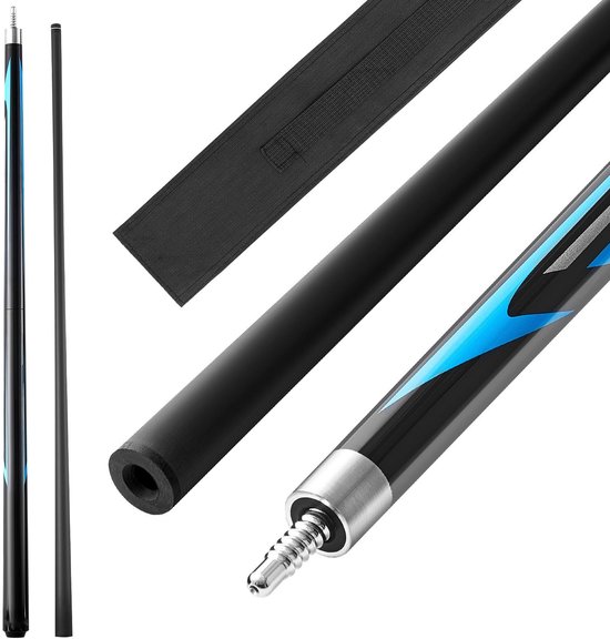 Biljartkeu - Jump/Break Poolkeu 2-delig - Koolstofvezel & Esdoorn - 147,3 cm - 554 g van Buffalo