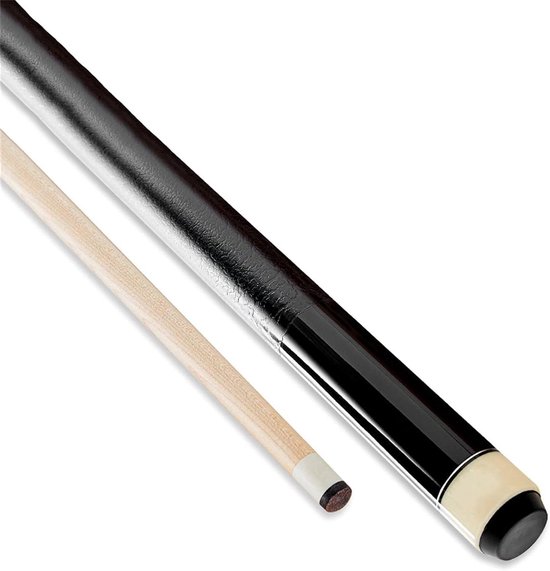 Biljartkeu - Keu - Balspelen - Handgemaakt - 145 cm - Zwart van Merkloos