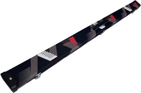 Biljartkeu Koffer - Keu Tas - Biljart Spelen - Duurzaam PU Materiaal - 120 cm Lang - Zwart