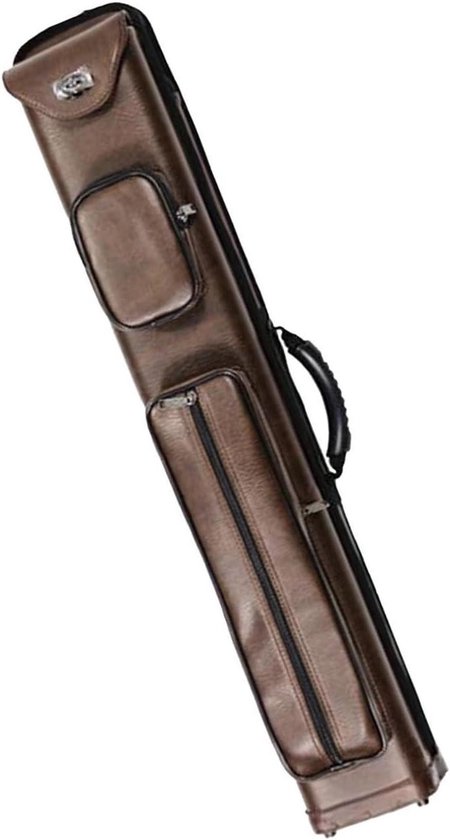 Biljartkeu Koffer - Keu Tas - Biljart Spelen - PU-Leer Materiaal - 91 cm - Zwart