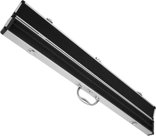 Biljartkeu Koffer - Pool Keu Tas - Biljart Keu Beschermen - Lichtgewicht Hardcase - 2 Keuen - Zwart