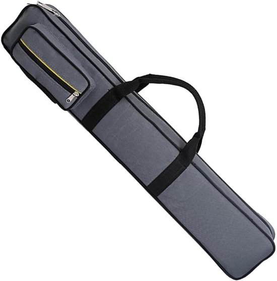 Biljartkeu Koffer - Pooltas Snooker - Biljart Accessoires - Lichtgewicht Oxford - 3x4 Keu Opslag - Blauw