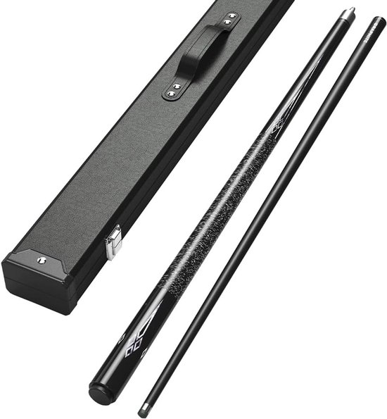 Biljartkeu Koolstofvezel - Pool Cue Stick - Biljart Spelen - Handgemaakt Esdoorn - 148cm 10-13mm - Natuurlijk
