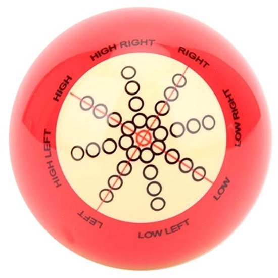 Biljartkeu Oefentraining - Draagbaar Accessoire - Slijtvast Harsmateriaal - Lichtgewicht - Geschikt voor Amerika Pool 8 Ball - Verbeter je Biljartvaardigheden - Speelbal