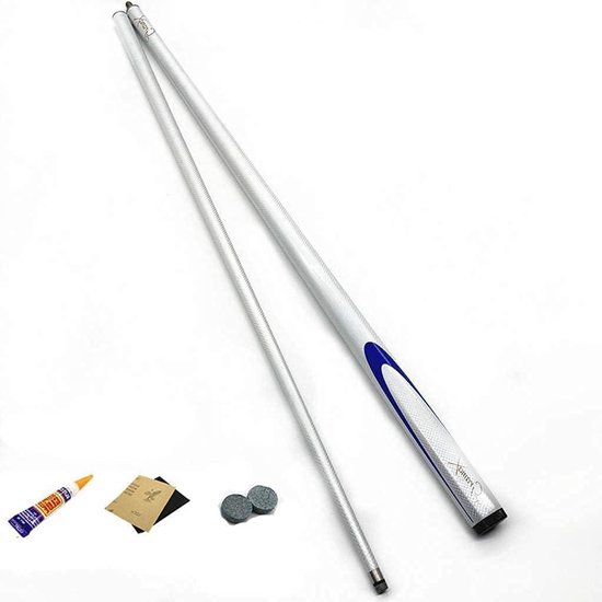 Biljartkeu - Pool Stick - Snooker Spelen - Handgemaakte Interface - 95 mm - Wit