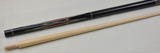 Biljartkeu - Poolkeu Keu - Karambole Spelen - Esdoorn Hout - 141 cm - Zwart Rood