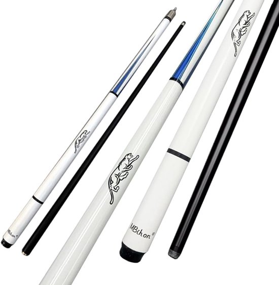 Biljartkeu - Poolkeu Snookerkeu - Indoor Biljart Spelen - 2-delige Constructie - 148cm 19-20oz van Merkloos
